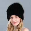 Korean Style Knitted Earmuffs Straw Hat Women