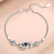S925 Silver Devil's Eye Projection Bracelet for Women