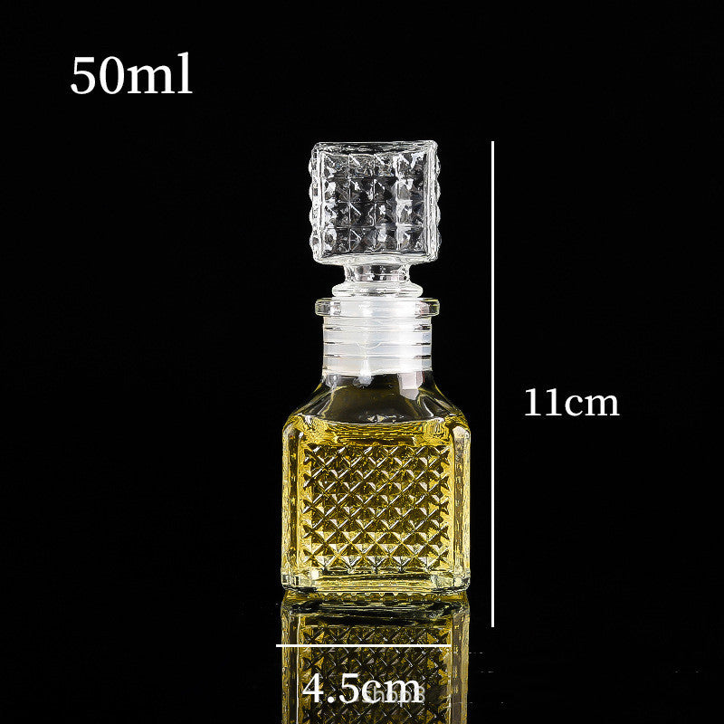Creative Transparent Glass Wine Bottle