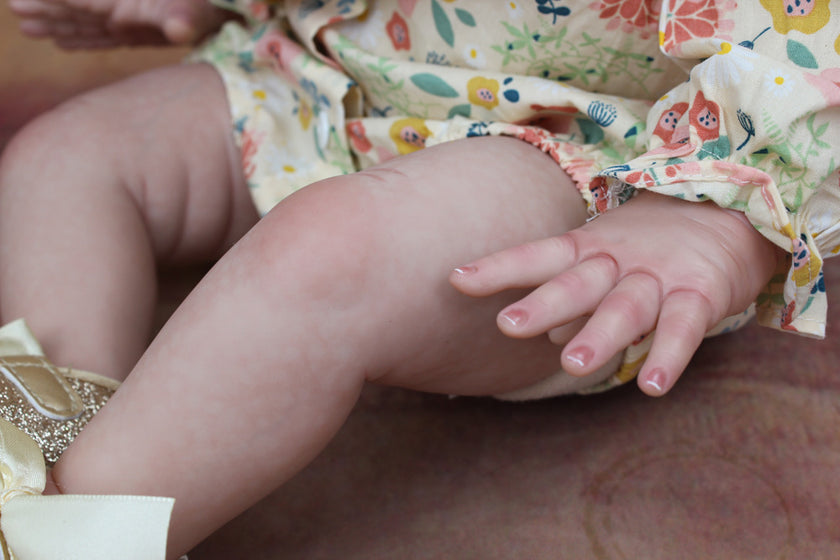 Reborn Baby Soft Rubber Cloth Body Doll