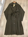 Lapel trench coat