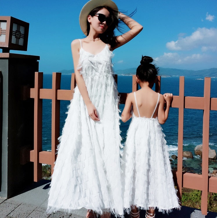 Family dress beach skirt