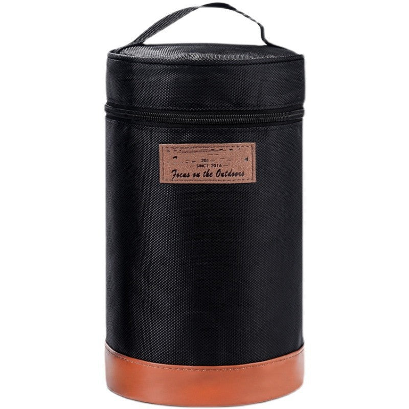 Large Capacity Cylindrical Storage Bag For Outdoor Camping Portability