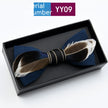 Men's Suit Feather Bow Tie