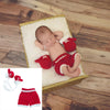 Newborn Photography Set Bath Gift Hand-woven Photography Props Boxing King