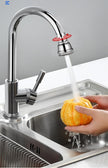 Kitchen faucet universal joint splash head