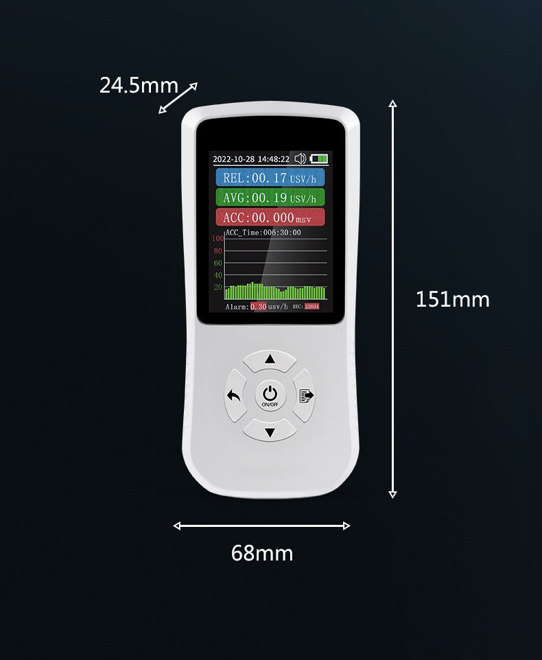 Portable Nuclear Radiation Detector Ionising Radiation Contamination