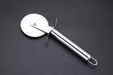 Stainless steel single wheel pizza cutter