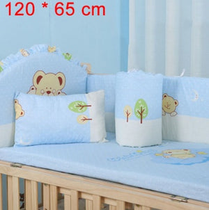 Five-piece cotton baby bedding 5 pcs set sheet blanket and more