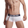 Dark Blue Cotton Men's Underwear Reflective Stripe