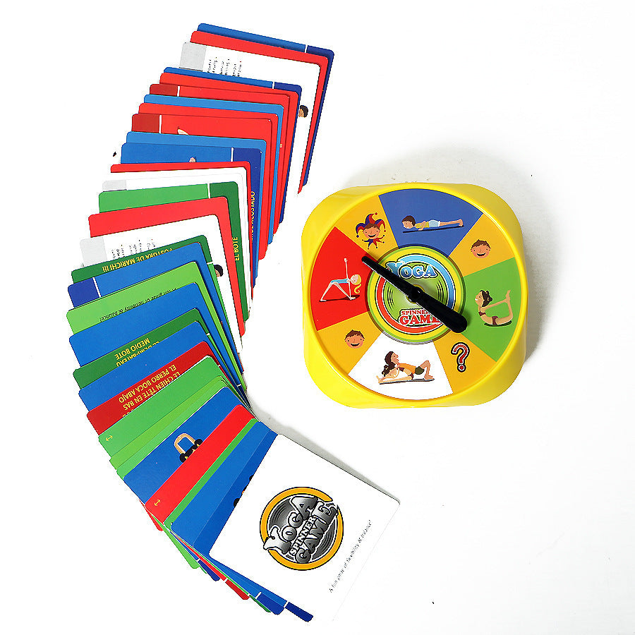 Parent-child interactive board game sports card game
