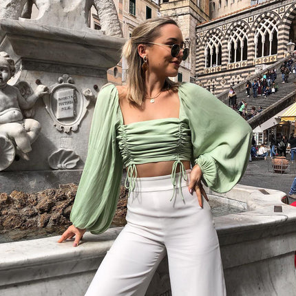 Matcha green shirt T-shirt women top