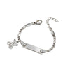 Adjustable DIY Text Bracelet Made Of Titanium Steel