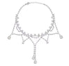 2025 New High End Design Full Diamond Water Diamond Necklace