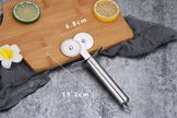 Stainless steel single wheel pizza cutter
