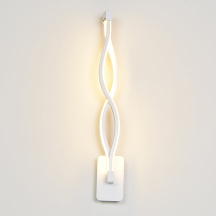 LED aluminum wave wall light