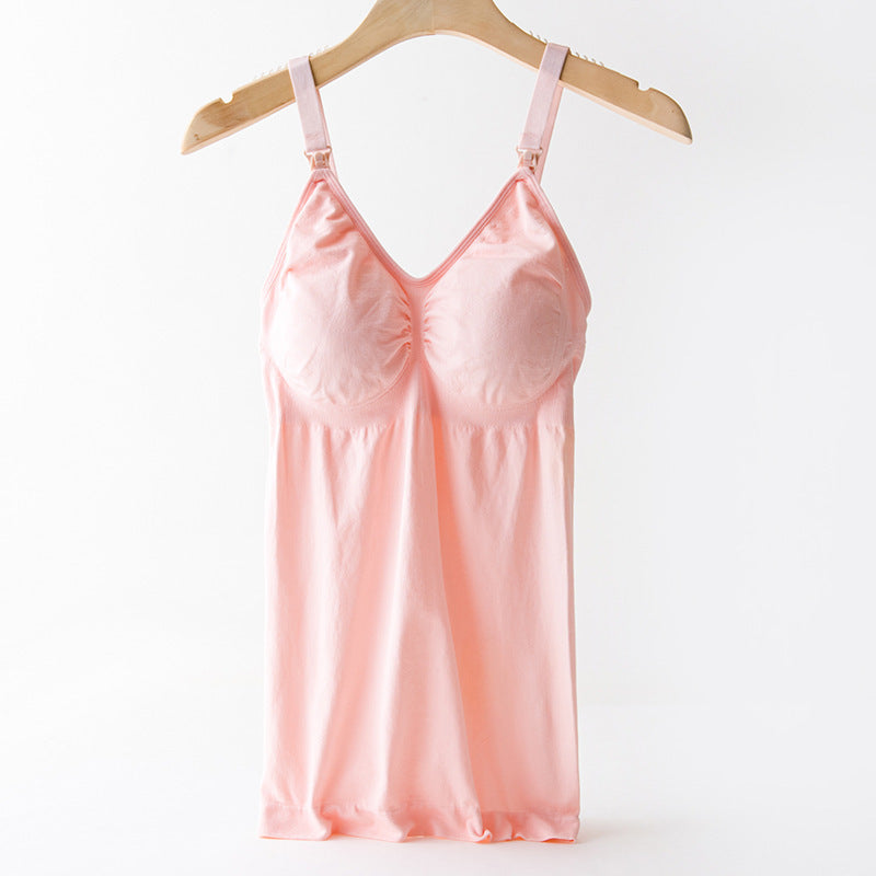 Nursing Bra Underwear Postpartum Belly Shaping Sling Nursing Vest