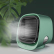 Air Cooler Fan Mini Desktop Air Conditioner with Night Light Mini USB Water Cooling