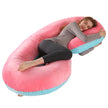 Crystal Velvet C-type Pregnancy Pillow For Sleeping On The Side