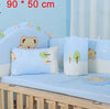 Five-piece cotton baby bedding 5 pcs set sheet blanket and more