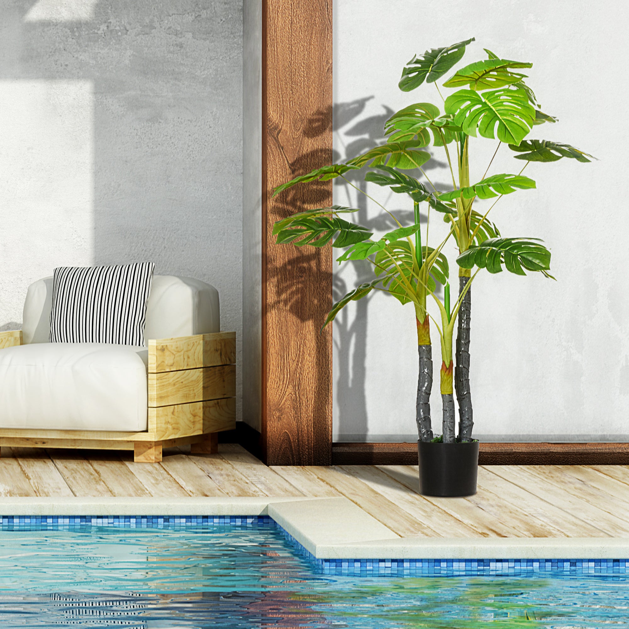 Artificial Monstera Tree