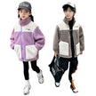 Coat Fashion Casual Girl Boy Thickened Medium And Small Children Winter Coat