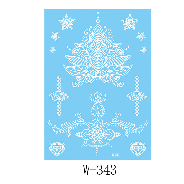 Lace tattoo stickers