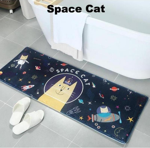 Printed Kitten Mat Antiskid Mat Carpet