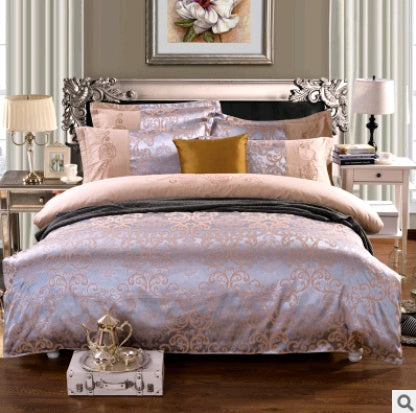 Luxury Bedding Satin Jacquard Modal Cotton Tencel Set