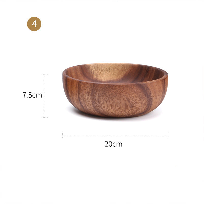 Large And Small Log Rice Bowl Tableware Hotel Restaurant Kitchen
