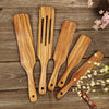 New Thai Teak Four-piece Spatula Simple Style Steak