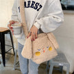 New Style Plush Dog Ear Handbag Female Cute Cartoon