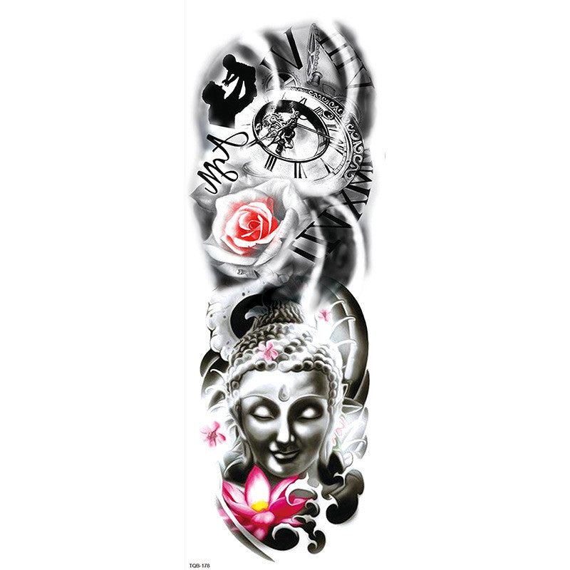 Jesus Virgin Crown Lion Waterproof Tattoo Stick