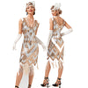 Vintage Sequined Tassel Dress Party Dance