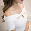 Cutout short sleeve t-shirt
