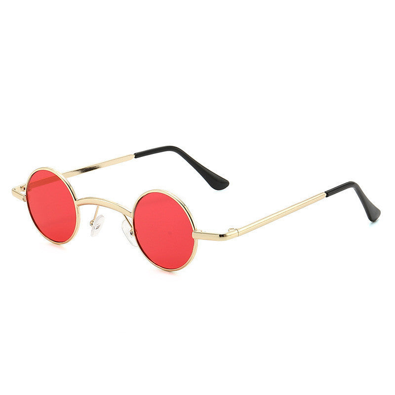 Men And Women Fashion Retro Small Round Frame Sunglasses