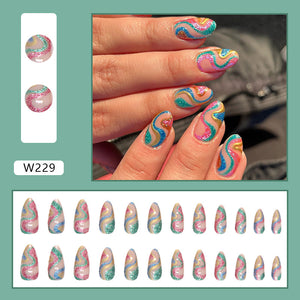 Fashion Simple Wearable Fake Nail Patch