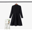 Classic Style Knitted Dress Women