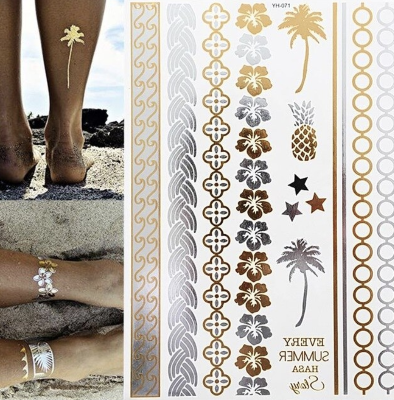 Bronzing tattoo stickers