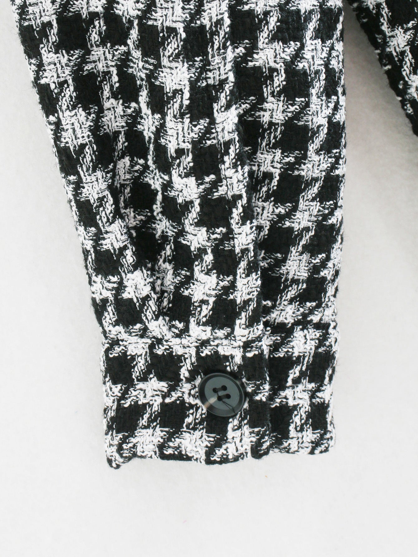 Women's houndstooth coat coat