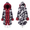 European and American women's long cotton coat