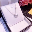 925 Sterling Silver Butterfly Long  Necklaces