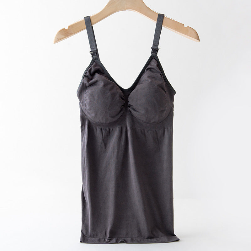 Nursing Bra Underwear Postpartum Belly Shaping Sling Nursing Vest