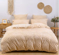 Bedding Bedding Craft Solid Color Cut Flower Square Shape Three-piece Home Textile Set