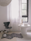 Checkerboard Tufted Shaped Anti-Slip Carpet