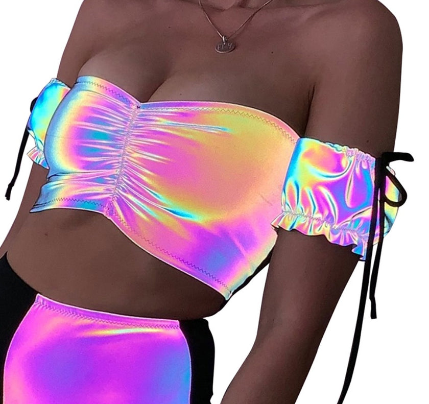 Color reflective low chest wrapped chest