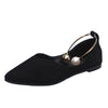 Pointed Flat Heel Shallow Mouth Lazy Shoes Women