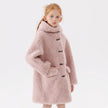 Autumn And Winter New Girls' Imitation Lamb Wool Coat Mid-length Wool