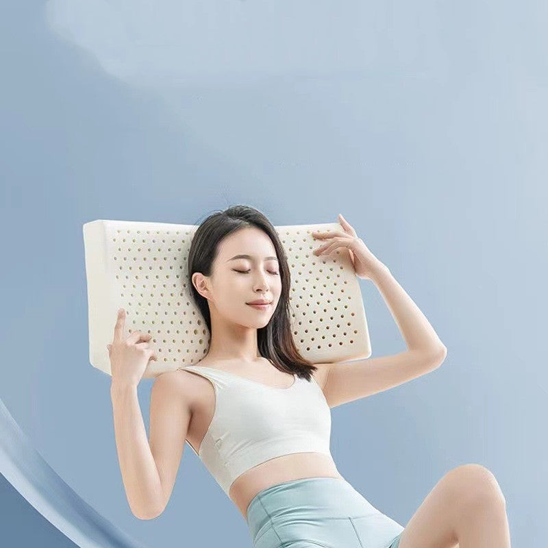 Neck Care Massage Latex Pillow