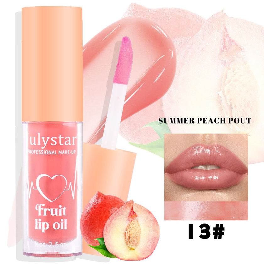 20 Colors Fruit Lip Lacquer Water Light Transparent Moisturizing